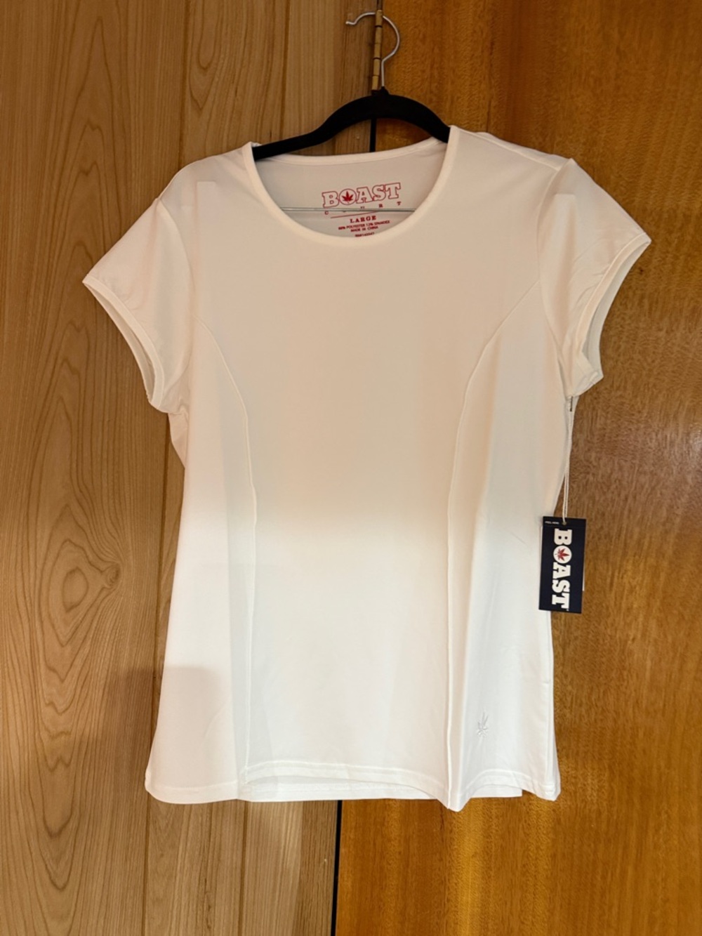 Boast Cap Sleeve White Tennis Court Top